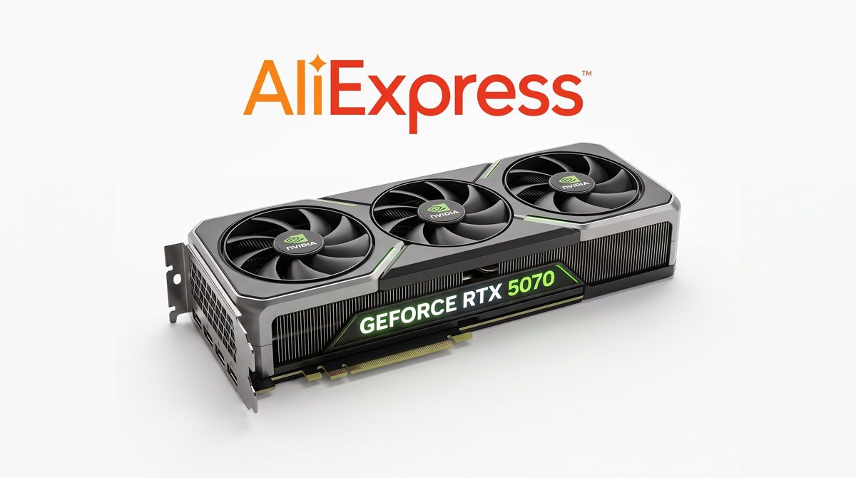 NVIDIA GeForce RTX 5070 kwenye AliExpress